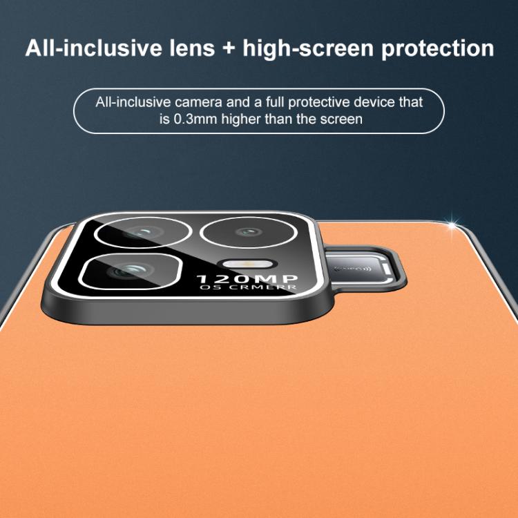 For Realme Neo8 5G Golden Shield Metal Frosted Lens Film Phone Case