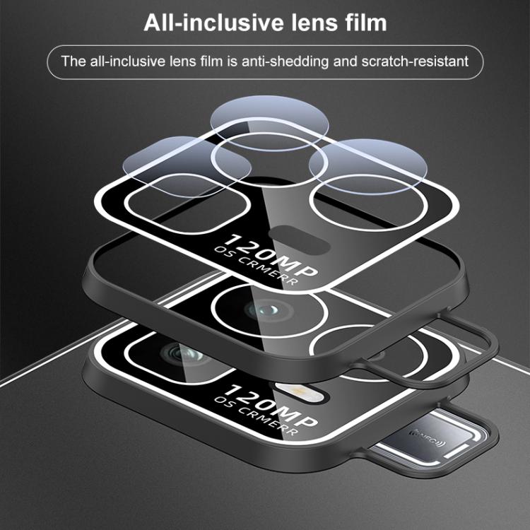 For Realme Neo8 5G Golden Shield Metal Frosted Lens Film Phone Case