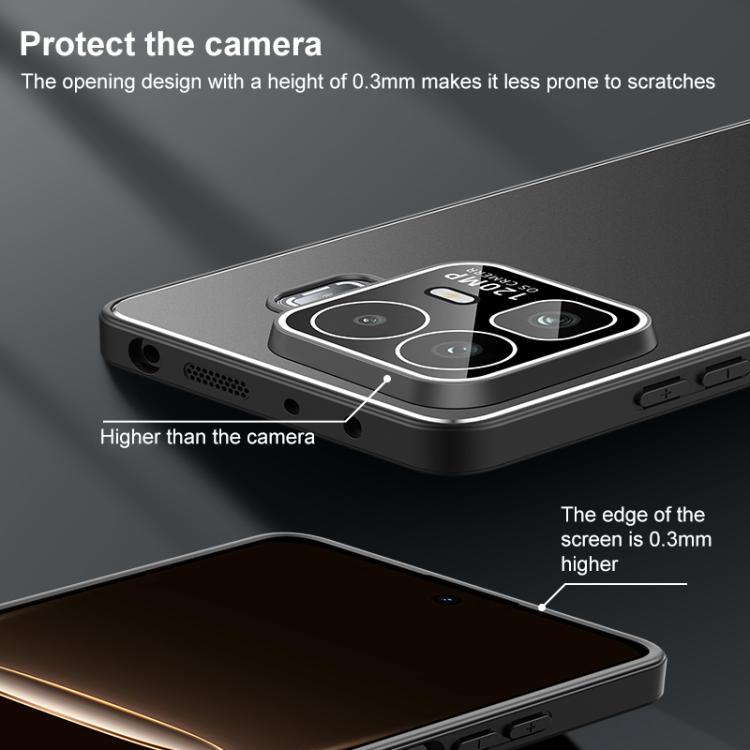 For Realme Neo8 5G Golden Shield Metal Frosted Lens Film Phone Case