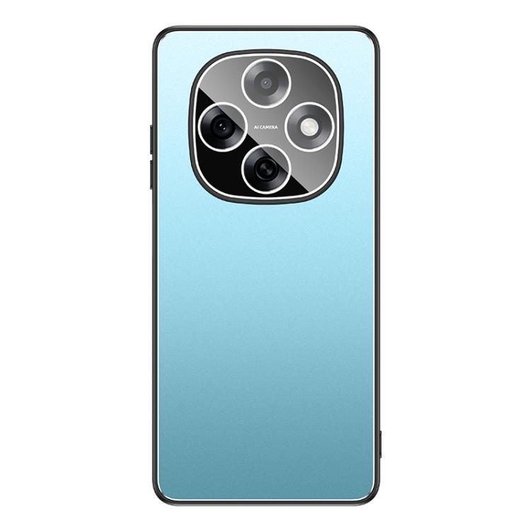For OPPO A6 Pro 5G Golden Shield Metal Frosted Lens Film Phone Case