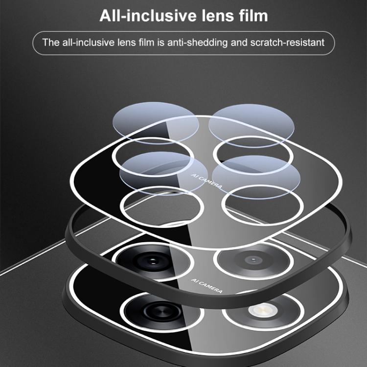 For OPPO A6 Pro 5G Golden Shield Metal Frosted Lens Film Phone Case