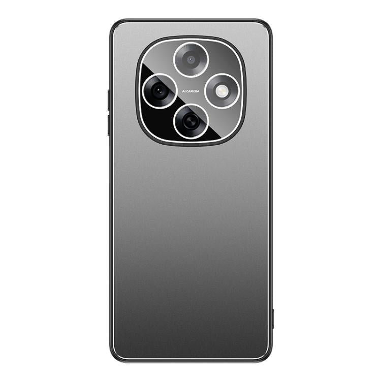 For OPPO A6 Pro 5G Golden Shield Metal Frosted Lens Film Phone Case