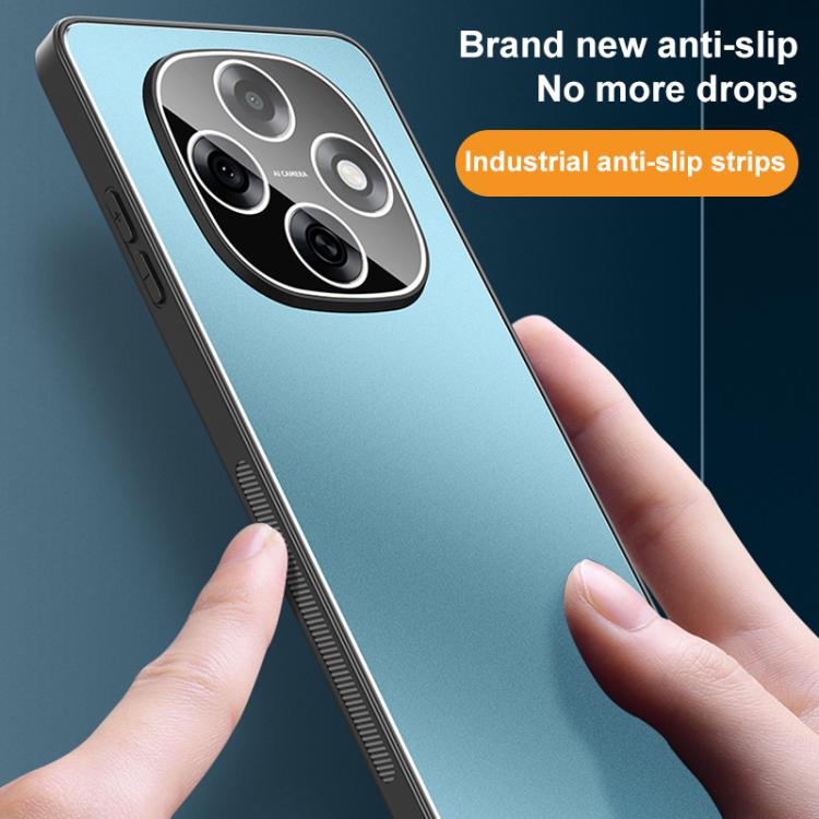 For OPPO A6 Pro 5G Golden Shield Metal Frosted Lens Film Phone Case