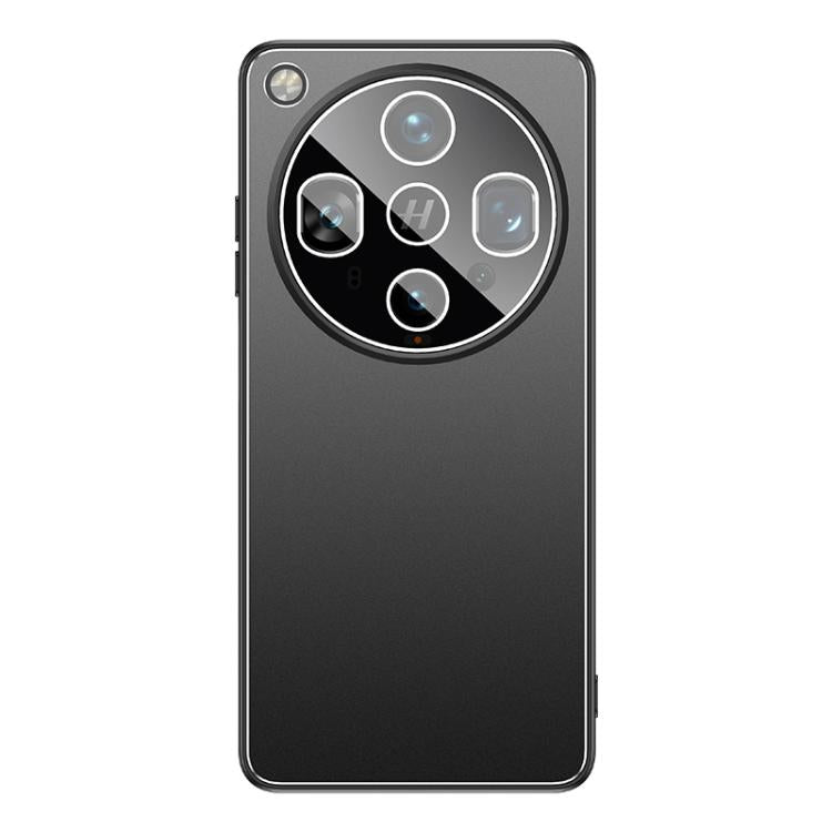 For OPPO Find X8 Ultra Golden Shield Metal Frosted Lens Film Phone Case