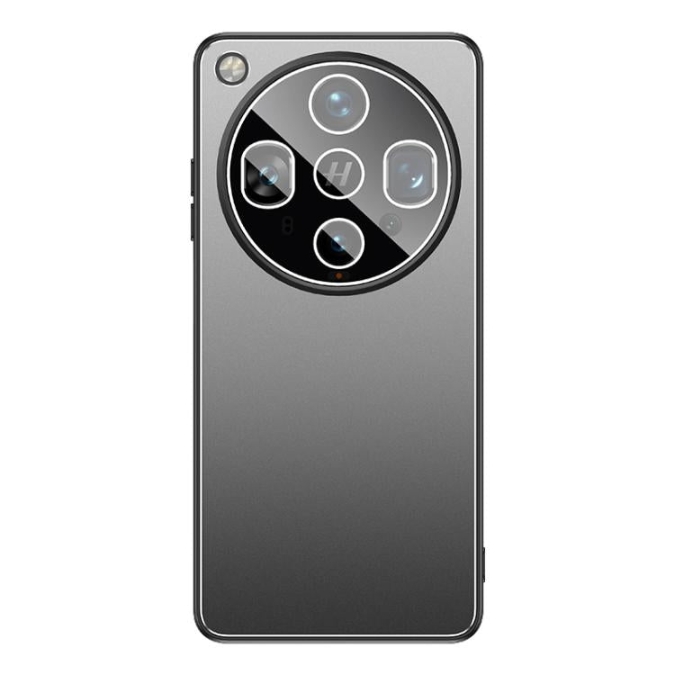 For OPPO Find X8 Ultra Golden Shield Metal Frosted Lens Film Phone Case