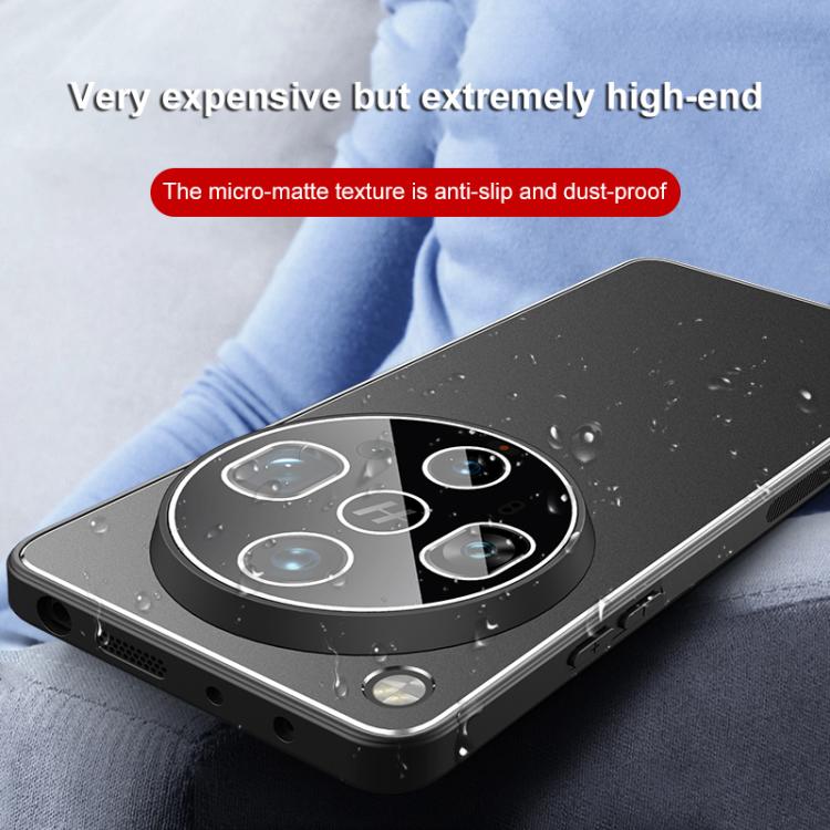 For OPPO Find X8s+ Golden Shield Metal Frosted Lens Film Phone Case