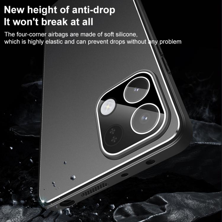 For OPPO K13 Golden Shield Metal Frosted Lens Film Phone Case