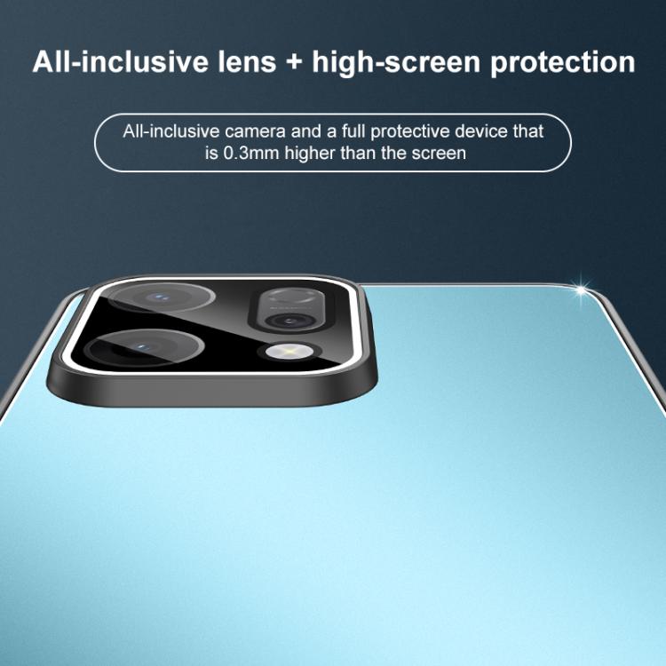 For OPPO Reno14 Golden Shield Metal Frosted Lens Film Phone Case