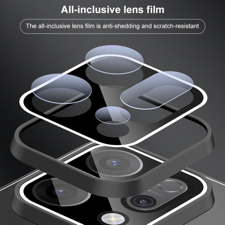 For OPPO Reno14 Golden Shield Metal Frosted Lens Film Phone Case