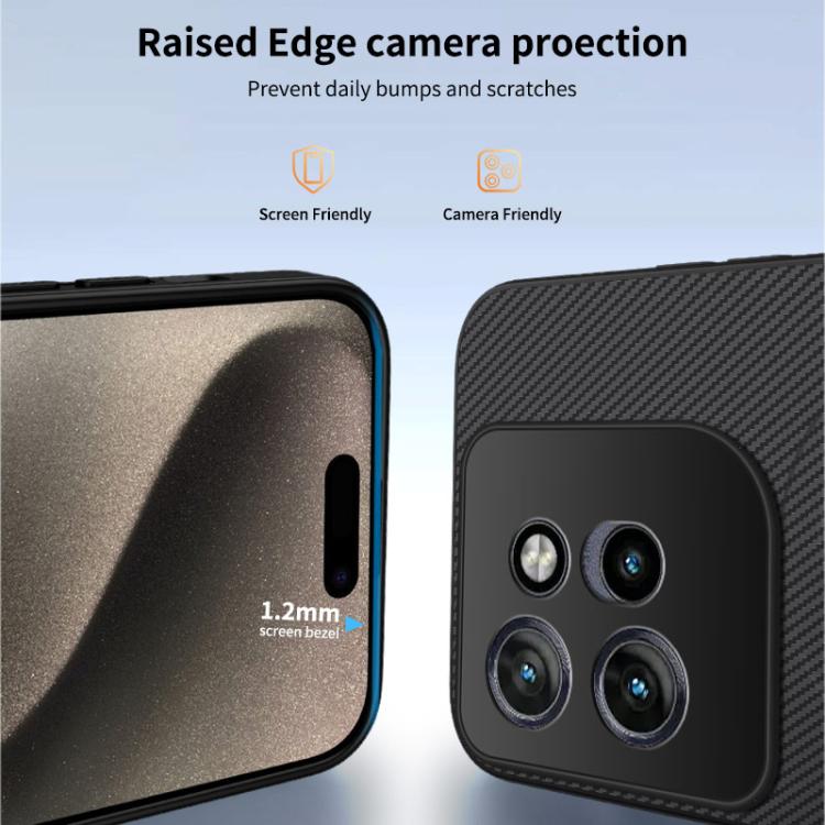For Motorola Edge 70 5G WANLONFENG TQ Series Magnetic Carbon Fiber Texture PC Hybrid TPU Phone Case