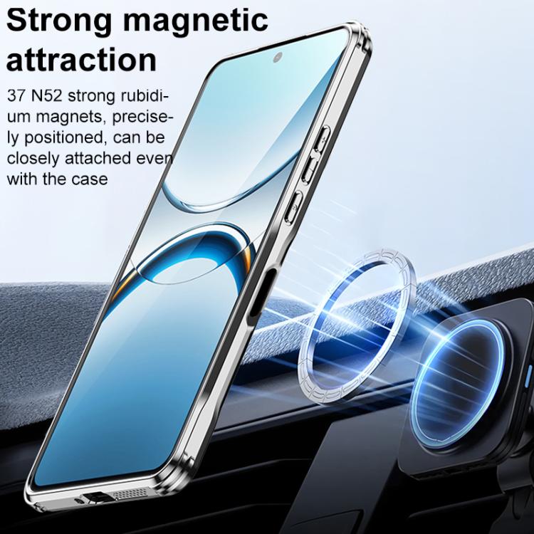 For OPPO Find X8 Ultra Carbon Fiber Textured Electroplated Lens Holder Magnetic Phone Case