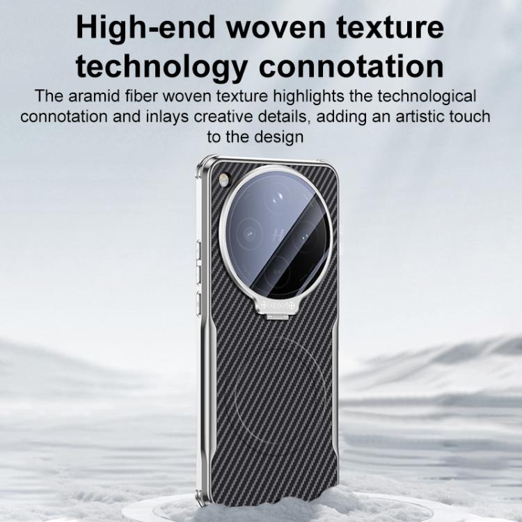 For OPPO Find X8 Carbon Fiber Textured Electroplated Lens Holder Magnetic Phone Case