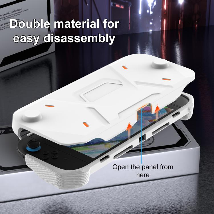 For Nintendo Switch 2 XDcase Mecha Style TPU Middle Frame & PC Front Cover Protective Case