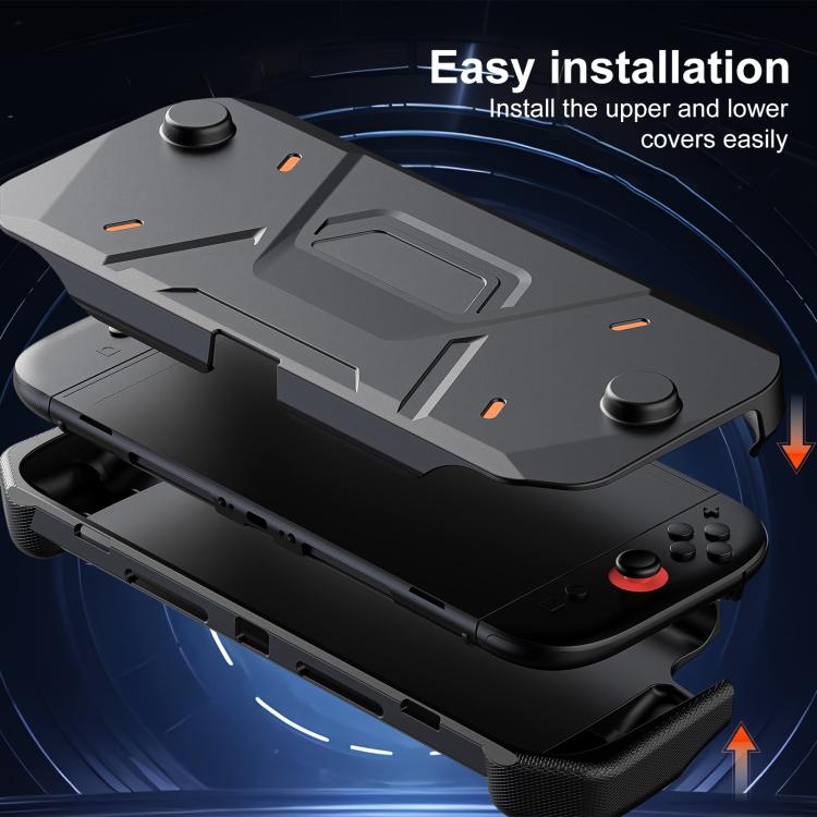 For Nintendo Switch 2 XDcase Mecha Style TPU Middle Frame & PC Front Cover Protective Case