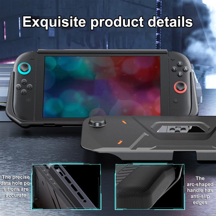 For Nintendo Switch 2 XDcase Mecha Style TPU Middle Frame & PC Front Cover Protective Case