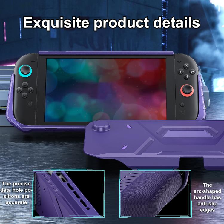 For Nintendo Switch 2 XDcase Mecha Style TPU Middle Frame & PC Front Cover Protective Case