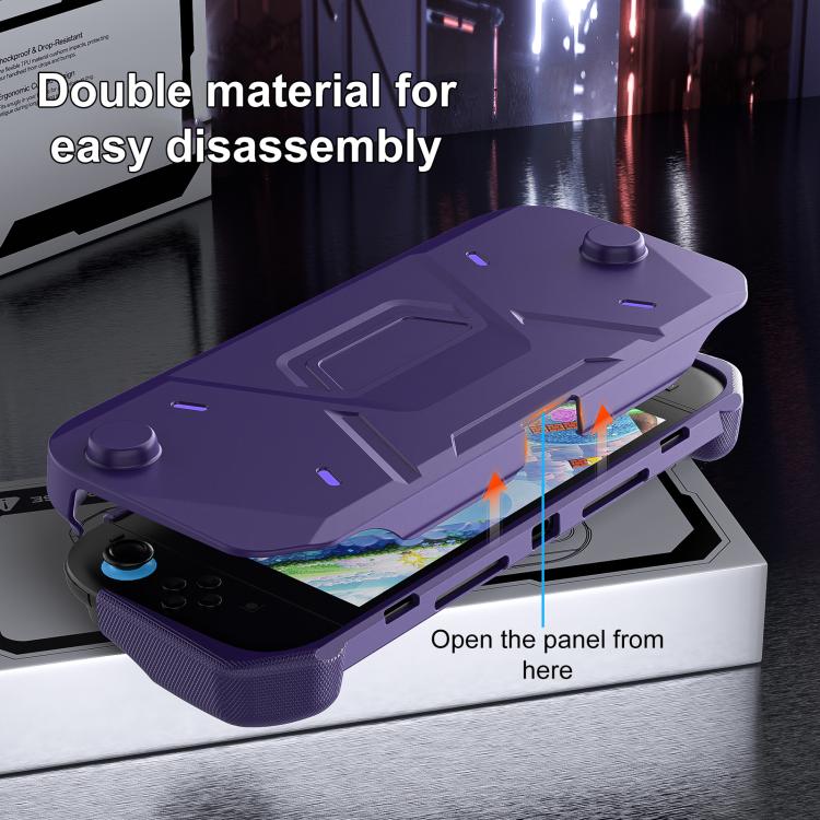 For Nintendo Switch 2 XDcase Mecha Style TPU Middle Frame & PC Front Cover Protective Case