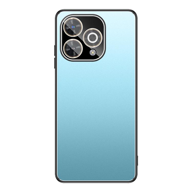 For Wiko Hi Enjoy 80 Pro Golden Shield Metal Frosted Lens Film Phone Case