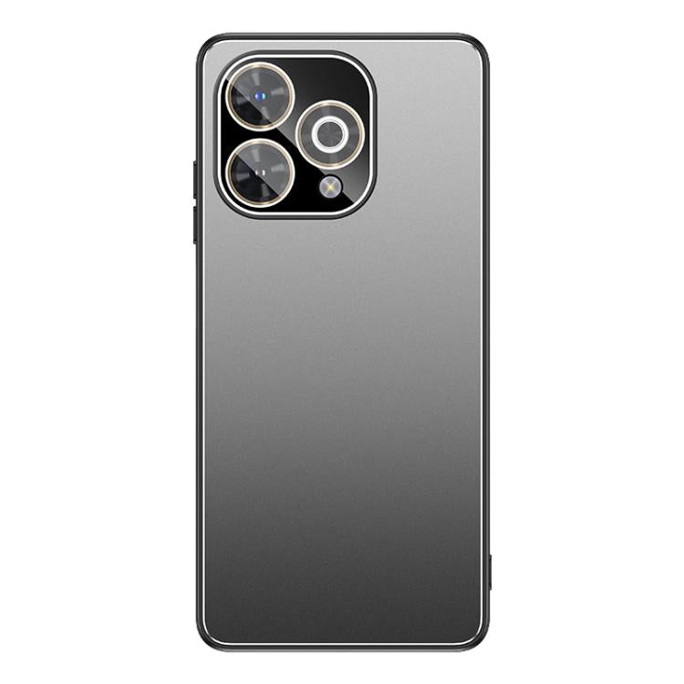 For Wiko Hi Enjoy 80 Pro Golden Shield Metal Frosted Lens Film Phone Case