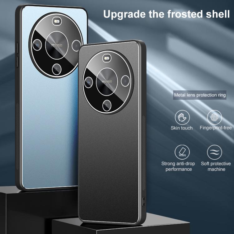 For Wiko Hi Enjoy 70 Plus Golden Shield Metal Frosted Lens Film Phone Case