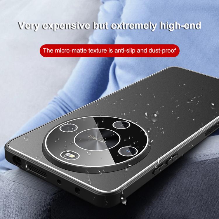 For Wiko Hi Enjoy 70 Plus Golden Shield Metal Frosted Lens Film Phone Case