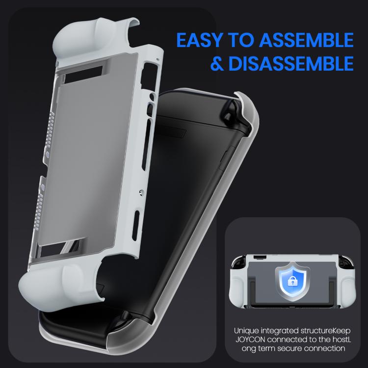 For Nintendo Switch 2 XDcase Transparent Armor Soft-Touch TPU Protective Case with Front Cover