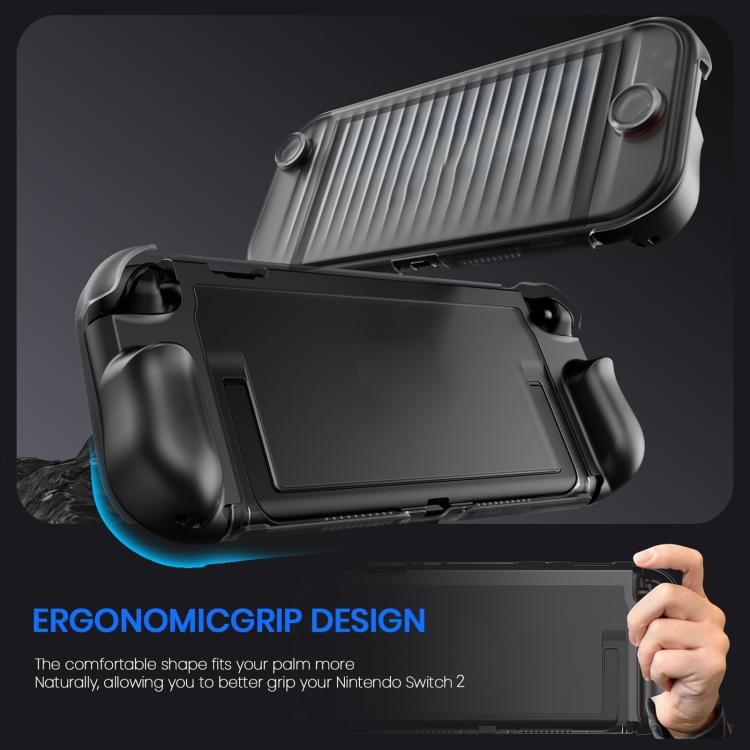 For Nintendo Switch 2 XDcase Transparent Armor Soft-Touch TPU Protective Case with Front Cover