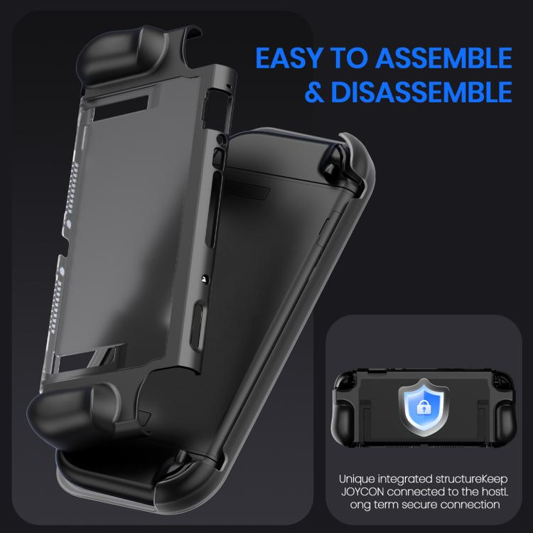 For Nintendo Switch 2 XDcase Transparent Armor Soft-Touch TPU Protective Case with Front Cover
