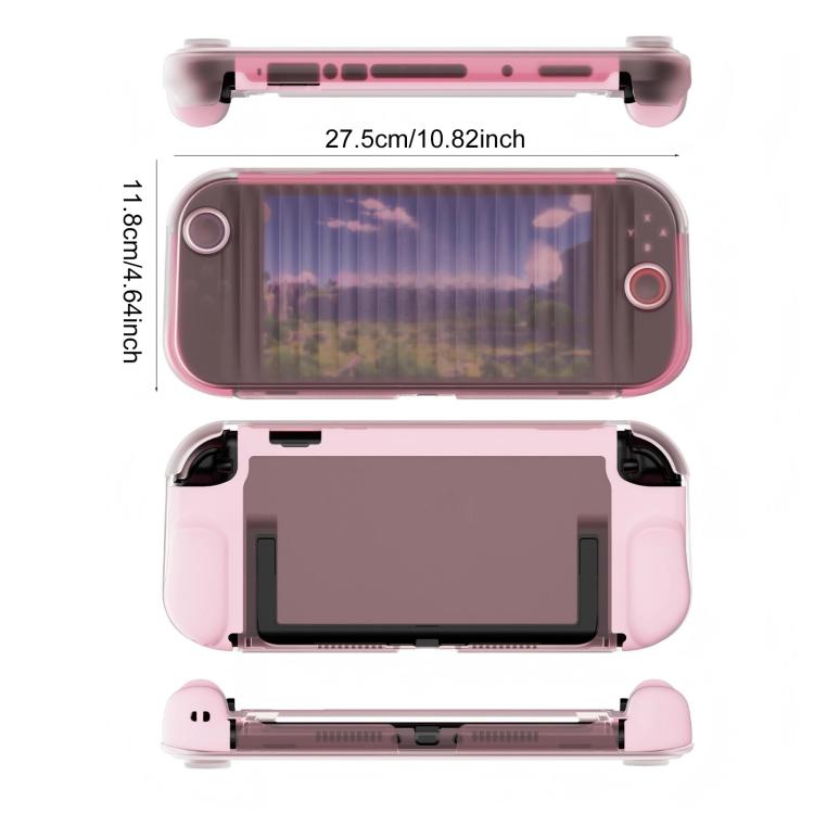 For Nintendo Switch 2 XDcase Transparent Armor Soft-Touch TPU Protective Case with Front Cover