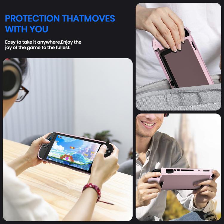 For Nintendo Switch 2 XDcase Transparent Armor Soft-Touch TPU Protective Case with Front Cover