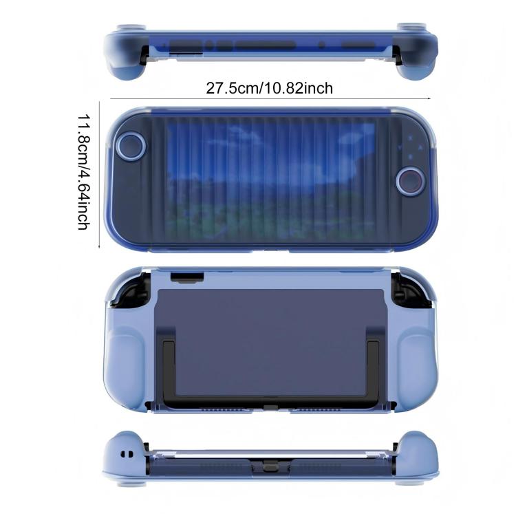 For Nintendo Switch 2 XDcase Transparent Armor Soft-Touch TPU Protective Case with Front Cover