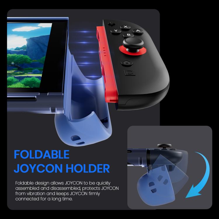 For Nintendo Switch 2 XDcase Transparent Armor Soft-Touch TPU Protective Case with Front Cover