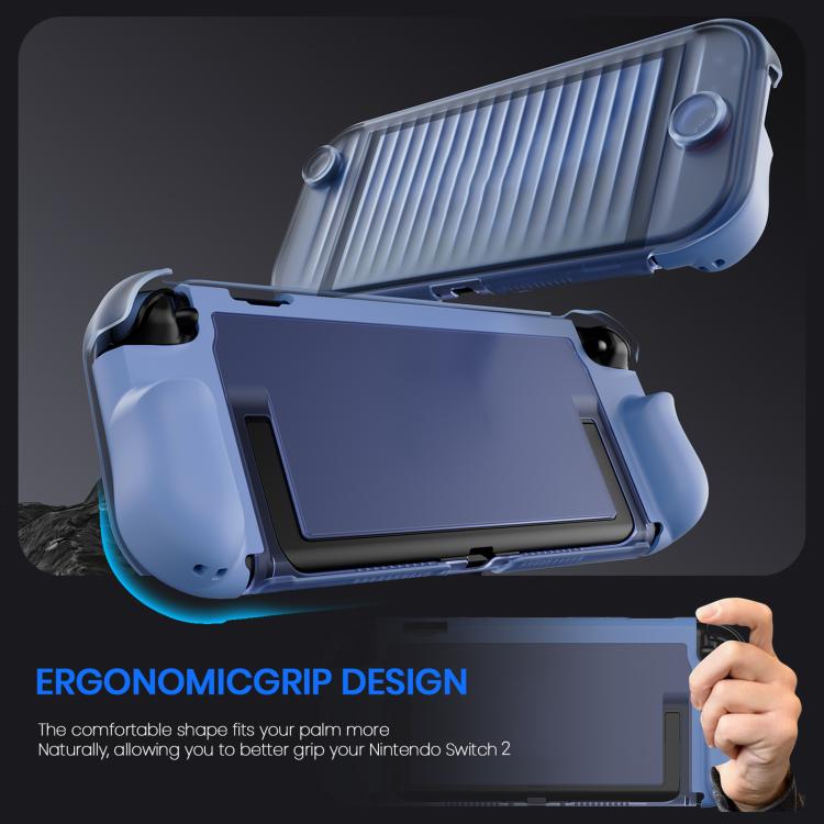 For Nintendo Switch 2 XDcase Transparent Armor Soft-Touch TPU Protective Case with Front Cover