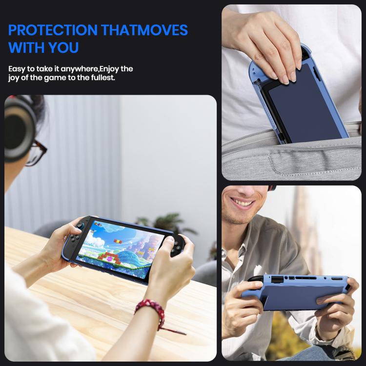 For Nintendo Switch 2 XDcase Transparent Armor Soft-Touch TPU Protective Case with Front Cover