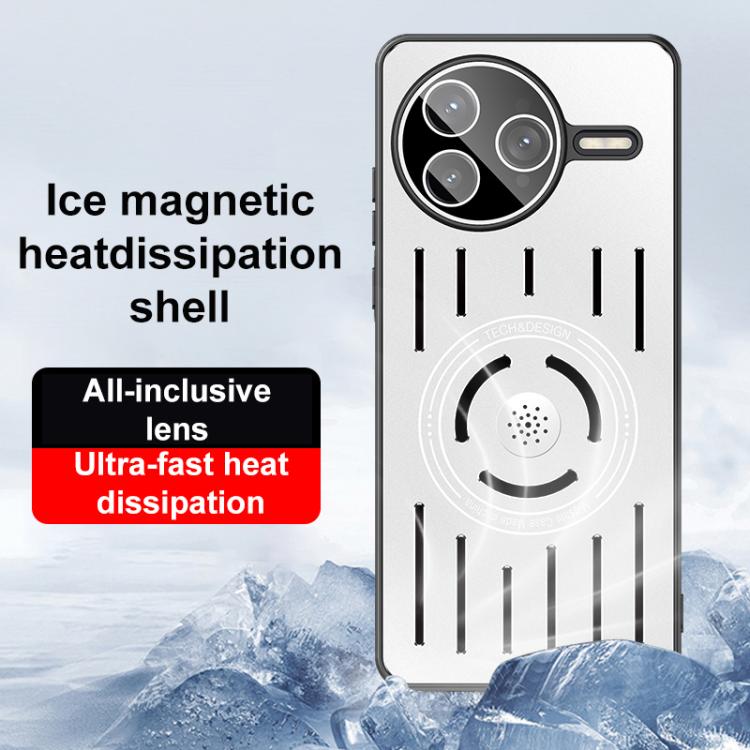For Redmi K80 Aromatherapy Full Coverage Lens Magnetic Heat Dissipation Phone Case