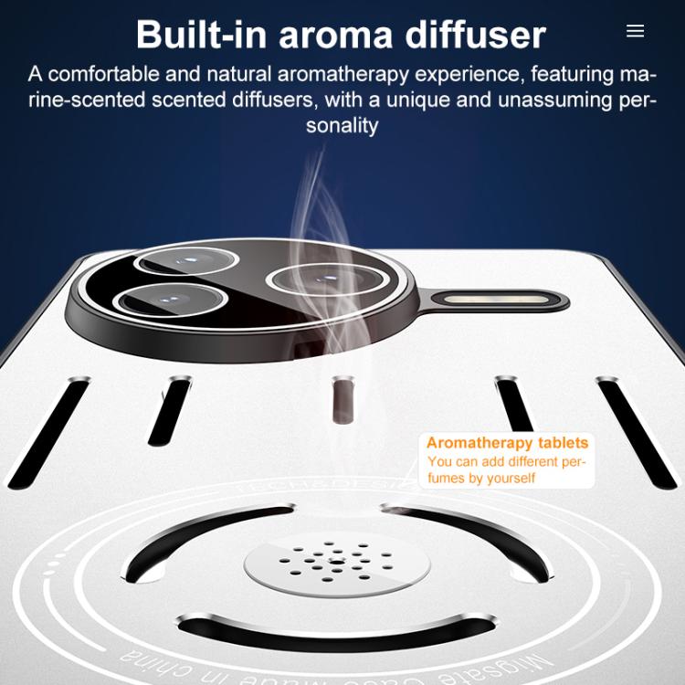 For Redmi K80 Pro Aromatherapy Full Coverage Lens Magnetic Heat Dissipation Phone Case