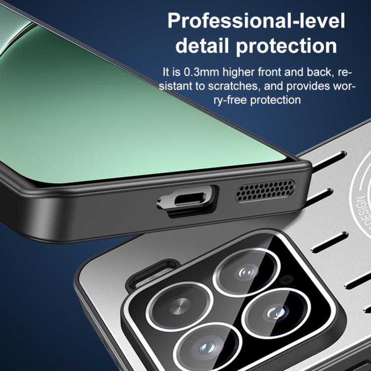 For Xiaomi 15 Pro Aromatherapy Full Coverage Lens Magnetic Heat Dissipation Phone Case