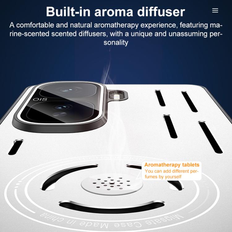 For vivo iQOO Neo 10 5G Aromatherapy Full Coverage Lens Magnetic Heat Dissipation Phone Case