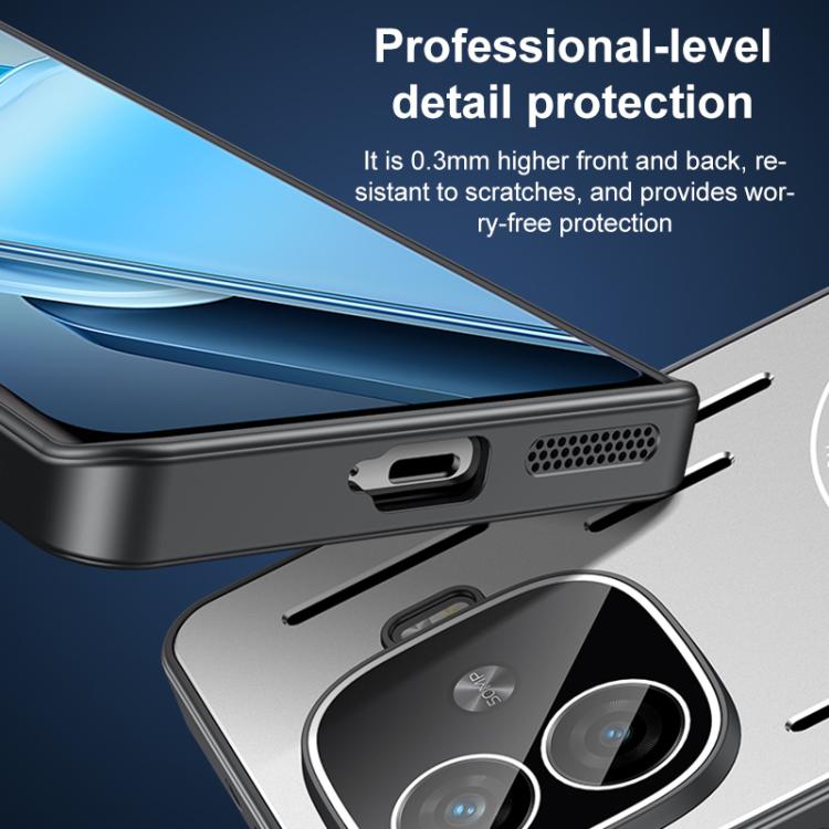 For vivo iQOO Z9 Aromatherapy Full Coverage Lens Magnetic Heat Dissipation Phone Case