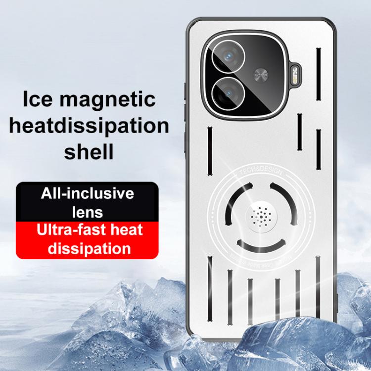 For vivo iQOO Z9 Aromatherapy Full Coverage Lens Magnetic Heat Dissipation Phone Case