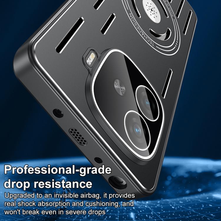 For vivo iQOO Z9 Aromatherapy Full Coverage Lens Magnetic Heat Dissipation Phone Case