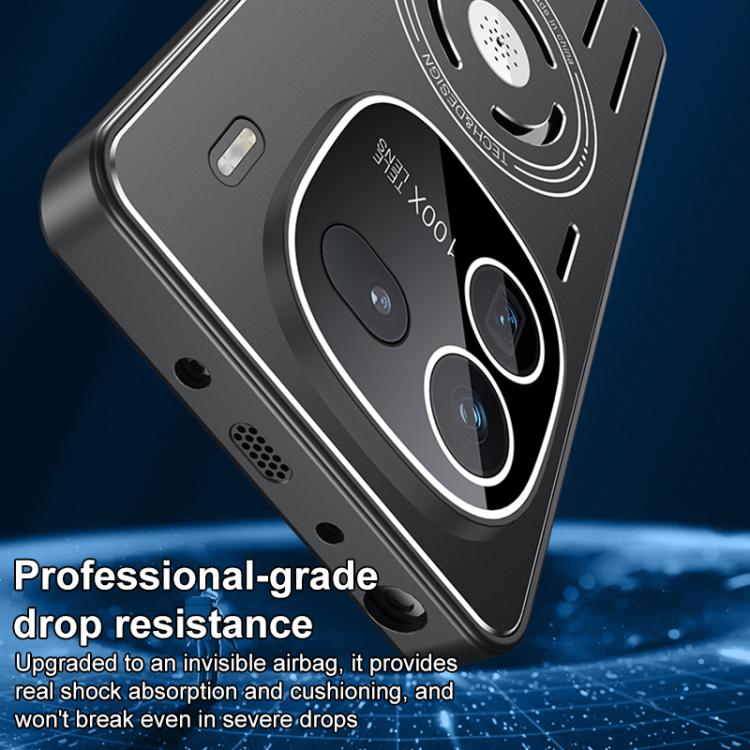 For vivo iQOO 12 Aromatherapy Full Coverage Lens Magnetic Heat Dissipation Phone Case