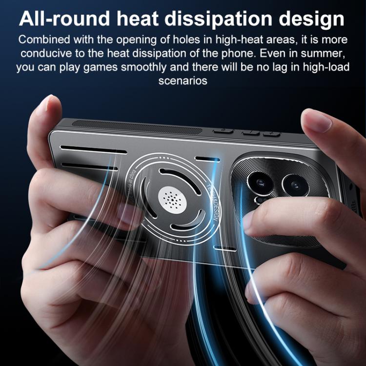 For vivo iQOO 13 Aromatherapy Full Coverage Lens Magnetic Heat Dissipation Phone Case