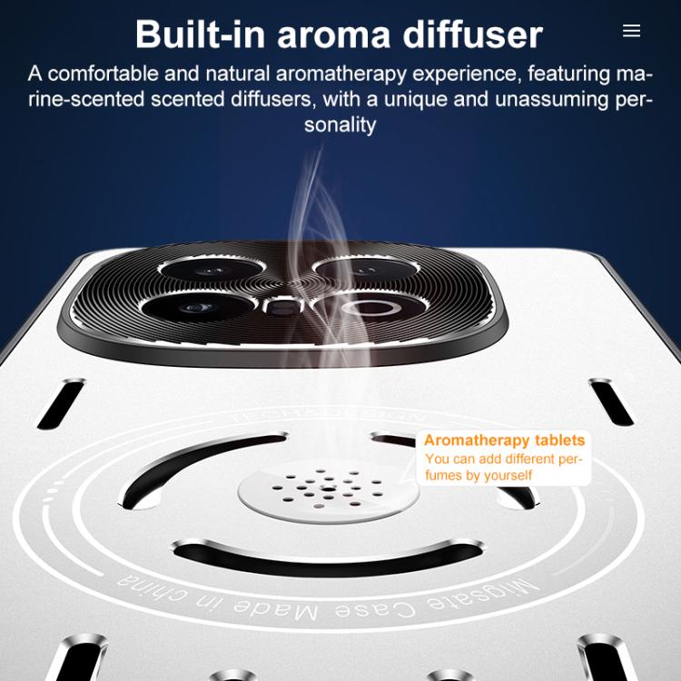 For vivo iQOO 13 Aromatherapy Full Coverage Lens Magnetic Heat Dissipation Phone Case