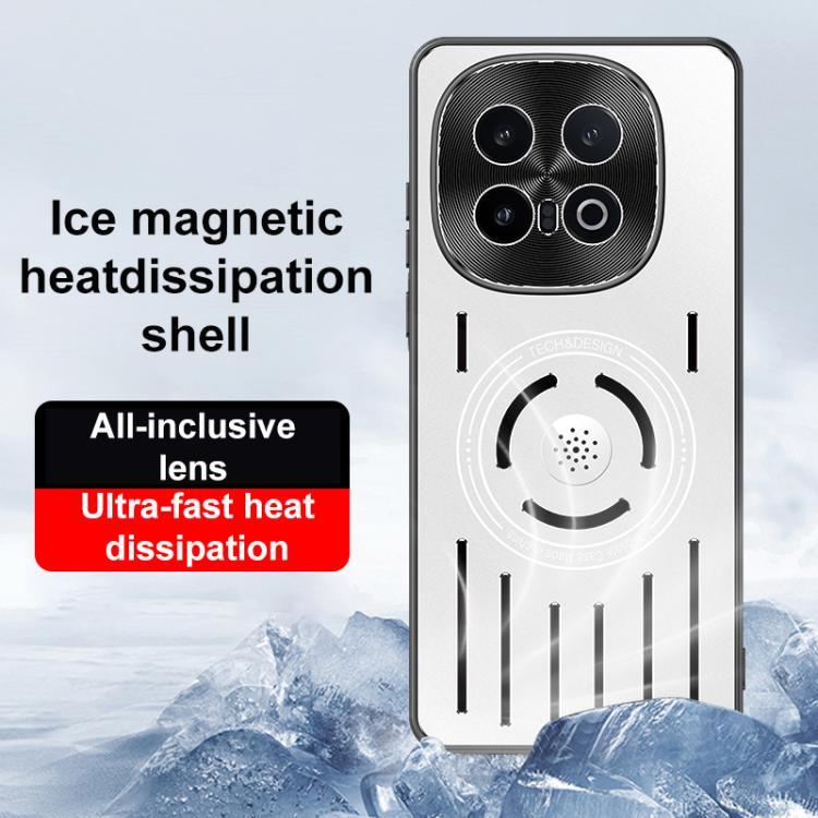 For vivo iQOO 13 Aromatherapy Full Coverage Lens Magnetic Heat Dissipation Phone Case