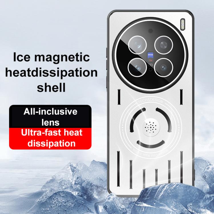 For vivo X200 Pro Aromatherapy Full Coverage Lens Magnetic Heat Dissipation Phone Case
