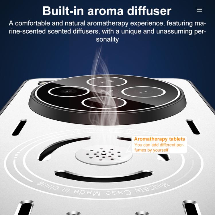 For OPPO Find X8 Pro Aromatherapy Full Coverage Lens Magnetic Heat Dissipation Phone Case