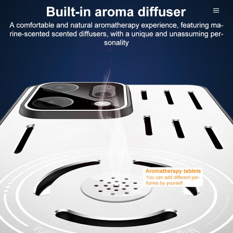 For OPPO Reno14 Global Aromatherapy Full Coverage Lens Magnetic Heat Dissipation Phone Case