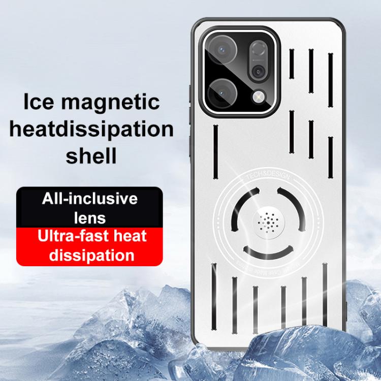 For OPPO Reno14 Global Aromatherapy Full Coverage Lens Magnetic Heat Dissipation Phone Case