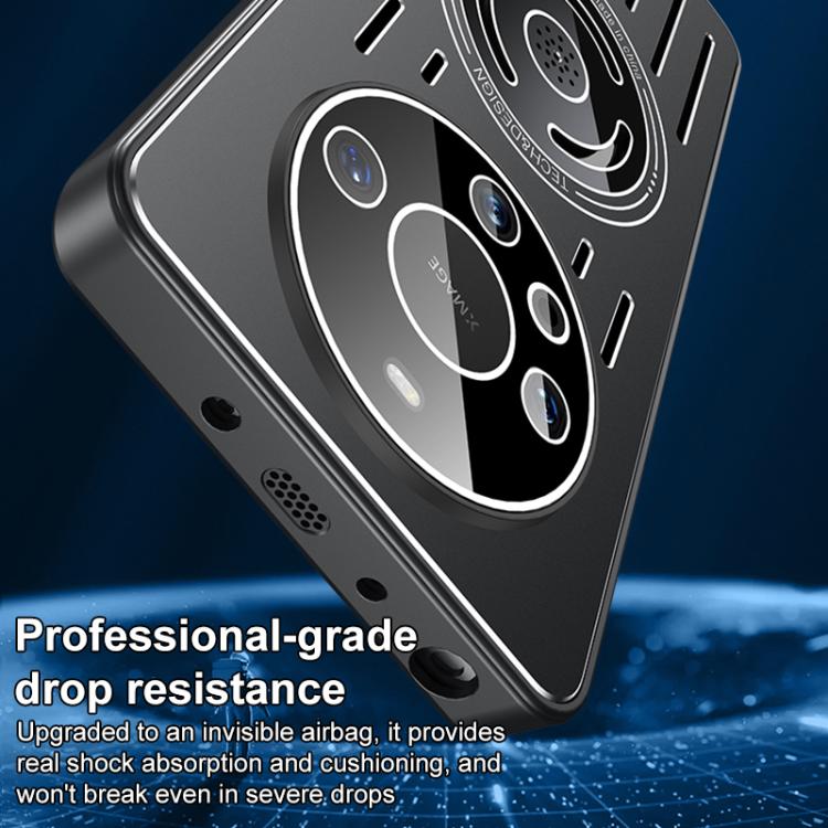 For Huawei Mate 60 Pro Aromatherapy Full Coverage Lens Magnetic Heat Dissipation Phone Case